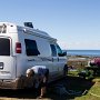 <p align=left> Un nouveau véhicule récréatif, on bichonne ça. Nous voulions vivre le plus possible au bord de la mer. Au camping du Capitaine Homard, à Sainte-Flavie, même si nous sommes tassés comme des sardines, nous y trouvons notre compte.